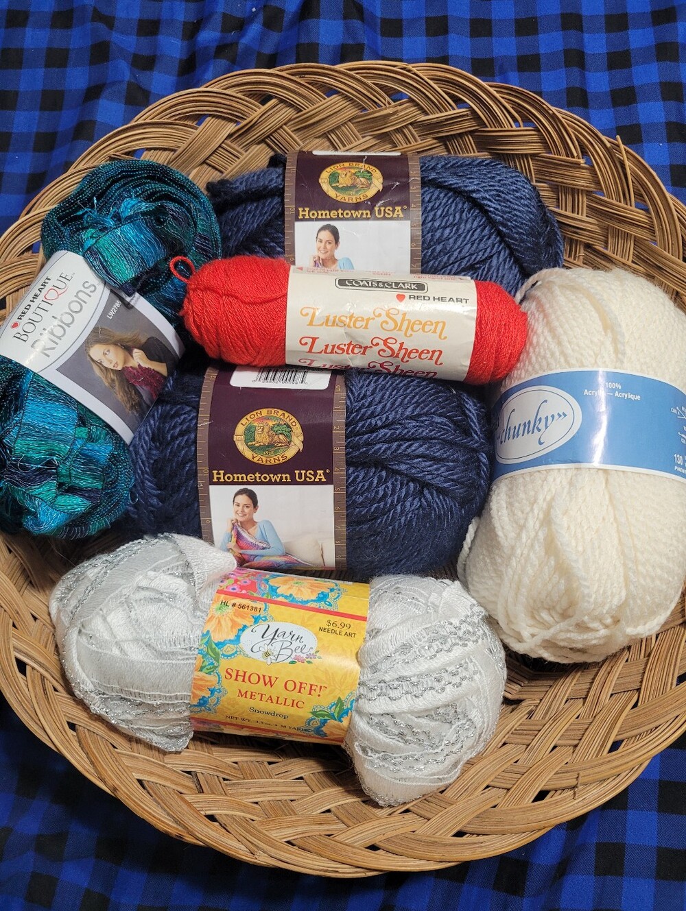 6 Random Skeins of Yarn